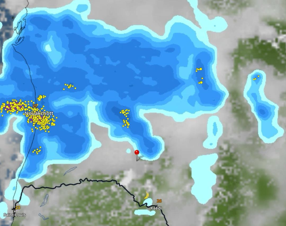 خارطة السحب المتوقعة من مساء الثلاثاء وحتى الأربعاء المقبل